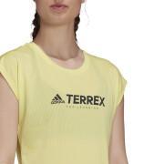 Dames-T-shirt adidas Terrex Primeblue Trail Functional Logo