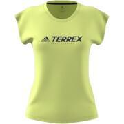 Dames-T-shirt adidas Terrex Primeblue Trail Functional Logo