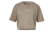 Dames-T-shirt Reebok crop teinte naturelle Les Mills®