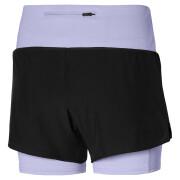 Dames shorts Mizuno 2in1 4.5