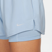 Dames 2-in-1 mid-low shorts Nike One Dri-FIT