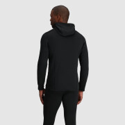 Full zip fleece hoodie Outdoor Research Vigor Grid