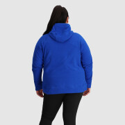 Fleece hoodie met volledige rits voor dames Outdoor Research Mega Trail Mix Plus